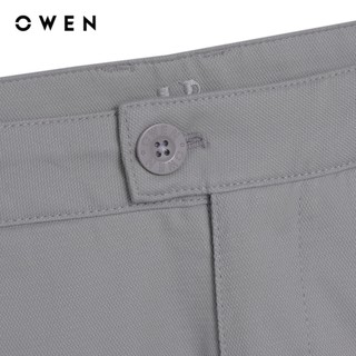 Owen - Quần khaki Regular Fit QKR261000 màu Xám nhạt chất liệu Cotton Spandex