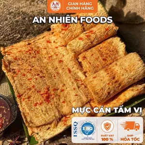 Mực Cán Tẩm Vị, Cán Mỏng Dai Ngon, Vị Cay Ngọt Đậm Đà, Đồ Ăn Vặt An Nhiên Foods