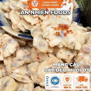 Mãng Cầu Sấy Muối Ớt, Dẻo Mềm, Vị Chua Cay Hấp Dẫn, Đồ Ăn Vặt An Nhiên Foods
