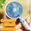 Quạt mini cầm tay để bàn sạc điện 3 tốc độ – Có chân đế tháo rời, di động tiện lợi, mát lạnh mọi lúc– Hàng hot mùa hè 20