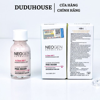 (Hàng Công Ty) Chấm Mụn Neogen Dermalogy A Clear Aid Soothing Pink Eraser 2 Lớp 15ml Duduhouse