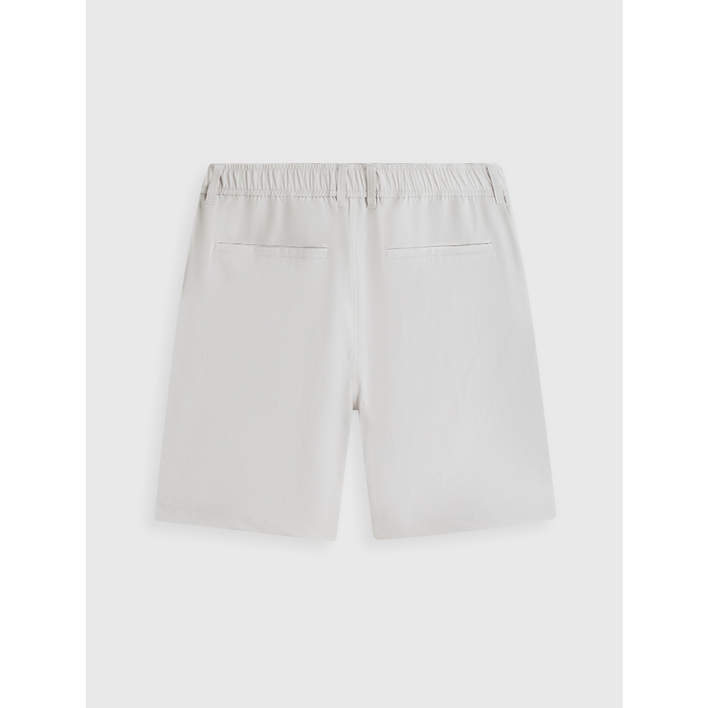 Quần short nam polyester CANIFA cạp chun ống suông có túi hộp 8BS26S025