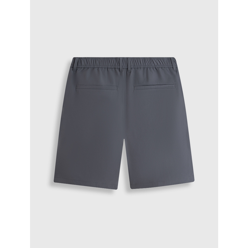 Quần short nam polyester CANIFA cạp chun ống suông có túi hộp 8BS26S025