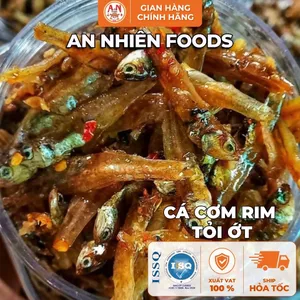 Cá Cơm Rim Tỏi Ớt, Giòn Thơm, Vị Mắm Tỏi Ớt Đậm Đà, Đồ Ăn Vặt An Nhiên Foods