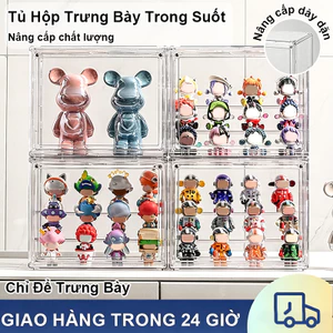 Tủ Hộp Trưng Bày Trong Suốt Hộp Mica Chống Bụi Có Nắp Đậy-Bảo Vệ Hoàn Hảo Cho Bộ Sưu Tập