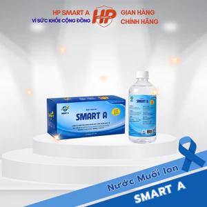 Nước Muối Ion SMART A 500ml - Dung Dịch Sát Khuẩn Anolyte Tiêu Diệt Đến 99% Vi Khuẩn Virus Nấm