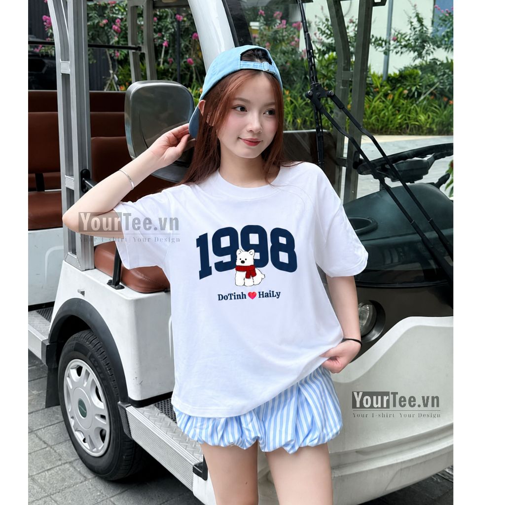 [ÁO THUN UNISEX IN NĂM SINH] Áo Thun Oversize In Năm Sinh Chất Liệu Cotton 100% 250gsm Thoáng Mát+ CÓ HỘP