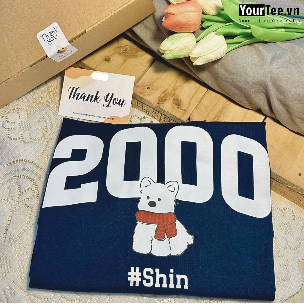 [ÁO THUN UNISEX IN NĂM SINH] Áo Thun Oversize In Năm Sinh Chất Liệu Cotton 100% 250gsm Thoáng Mát+ CÓ HỘP