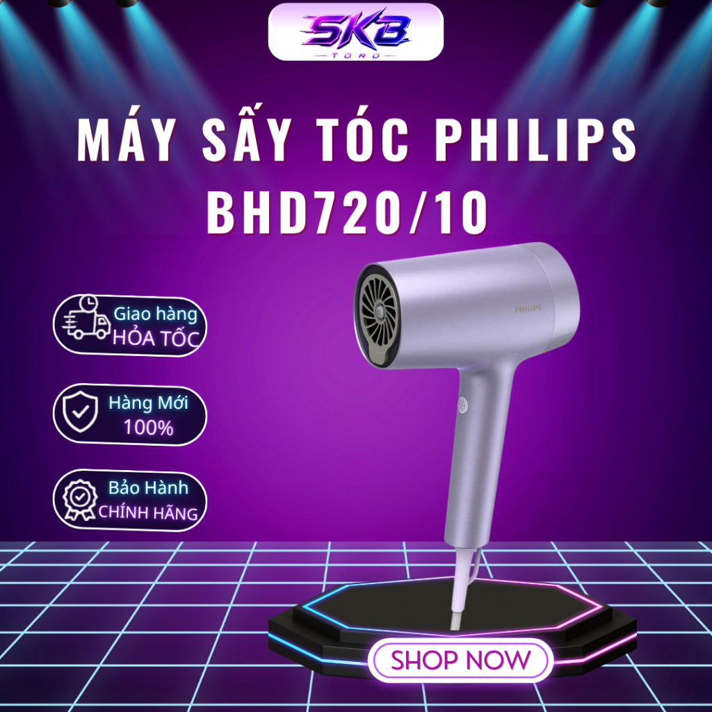 Máy sấy tóc Philips BHD720/10 - Bảo Hành Chính Hãng