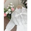 SET ÁO CỘT NƠ CỔ REN NỔI NÚT BỌC PHỐI CHÂN VÁY, SET ĐỒ NỮ THANH LỊCH SANG TRỌNG | MEOINDAHOUSE