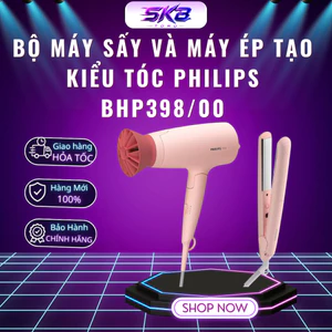 Bộ máy sấy và máy ép tạo kiểu tóc Philips BHP398/00 - Bảo Hành 24 Tháng