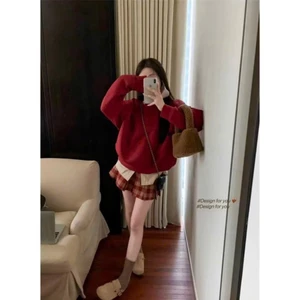 SET ÁO SWEATER PHỐI CHÂN VÁY CARO VÀ ÁO SƠ MI TAY DÀI, SET ĐỒ NỮ MÙA ĐÔNG, ĐÀ LẠT | MEOINDAHOUSE