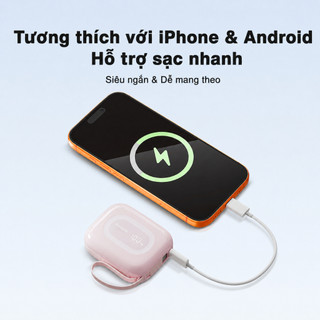 Handin Cáp dữ liệu sạc dự phòng 30cm