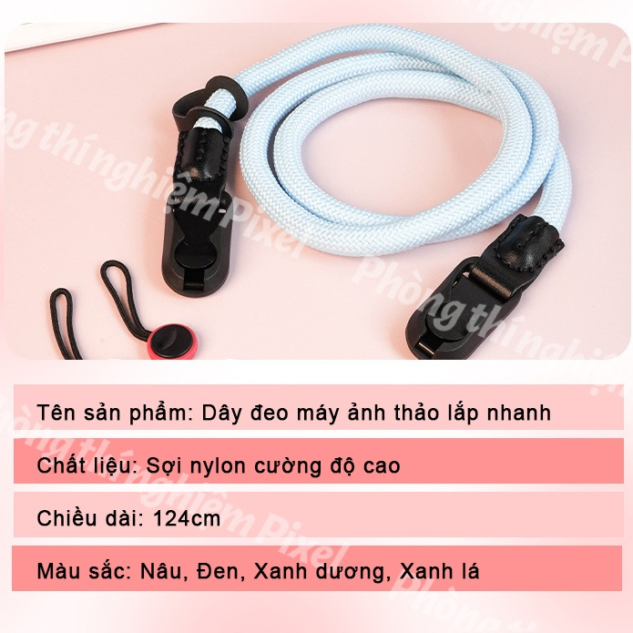 Dây đeo vai máy ảnh Dây Nylon Dây đeo vai Dây buộc SLR Phụ kiện máy ảnh