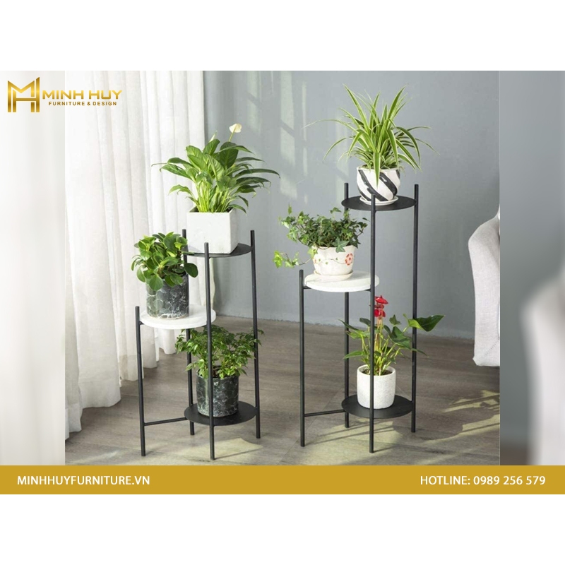 Đôn Kê Cây Cảnh Bonsai Phong Cách Cổ Điển - Khung Sắt Chắc Chắn