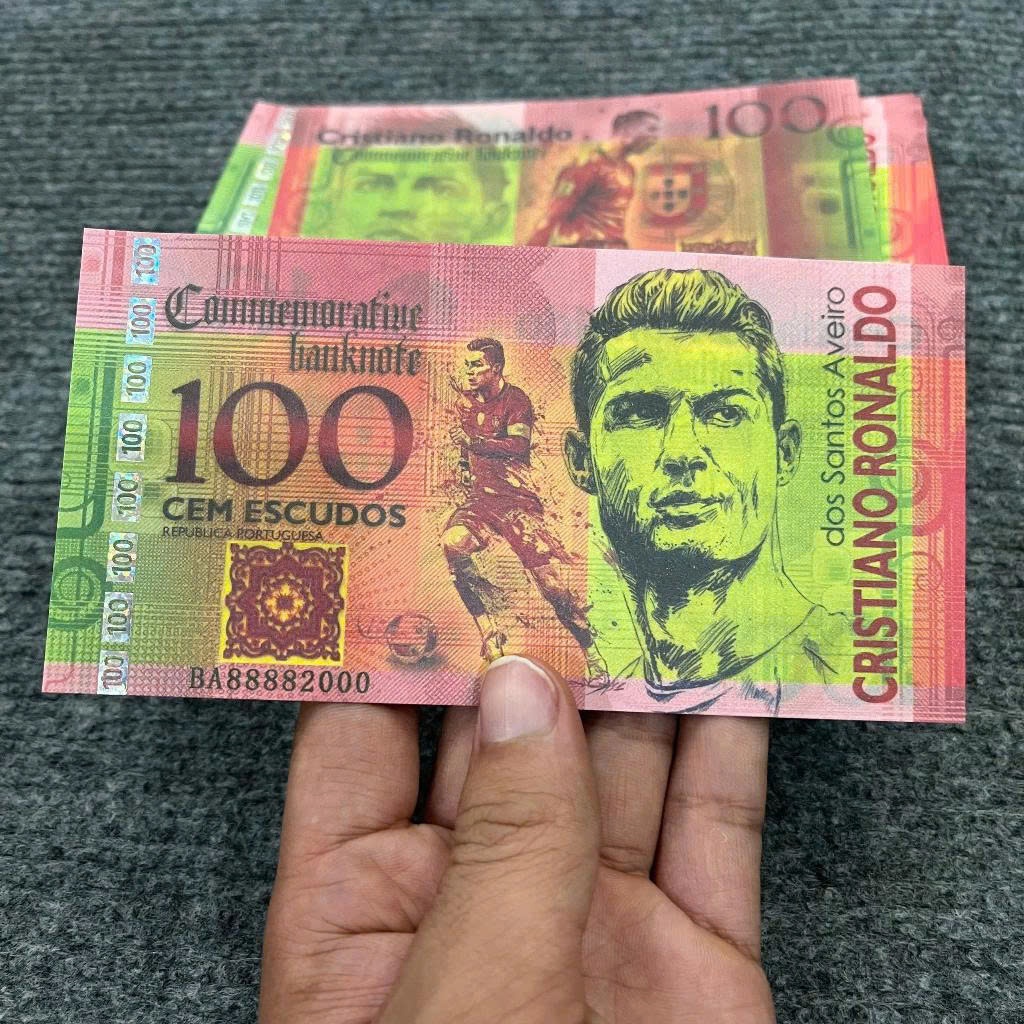 Cặp Tiền Ronaldo Và Messi Lưu Niệm Siêu Đẹp - Dùng Để Lì Xì, Sưu Tầm, Biếu Tặng Độc Đáo