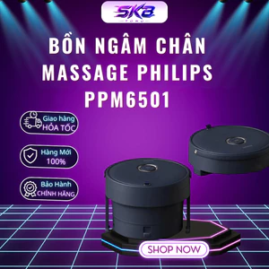 Bồn Ngâm Chân Massage PHILIPS PPM6501 | Massage con lăn ngâm chân thư giãn - BH 24 Tháng