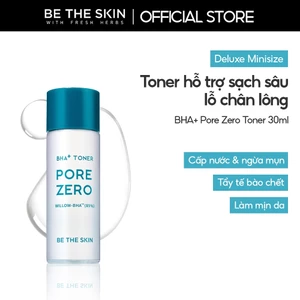Toner Giúp Hỗ Trợ Làm Sạch Sâu Lỗ Chân Lông Be The Skin BHA+ Pore Zero Toner 30ml