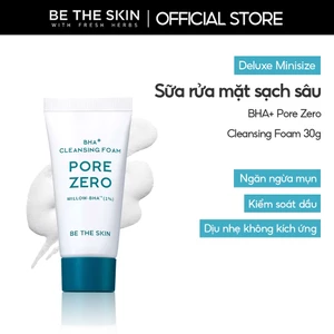 Sữa Rửa Mặt Làm Sạch Sâu Giảm Bã Nhờn BETHESKIN Pore Zero + Cleansing Foam 30g