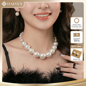 N816 dây chuyền hạt ngọc trai nhân tạo lớn chuỗi hạt ngọc trai nhân tạo