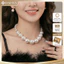 N816 dây chuyền hạt ngọc trai nhân tạo lớn chuỗi hạt ngọc trai nhân tạo