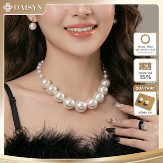 [DAISYN ] N816 dây chuyền hạt ngọc trai nhân tạo lớn chuỗi hạt ngọc trai nhân tạo