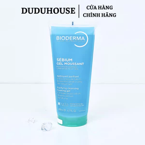 Sữa Rửa Mặt Bioderma Sebium Gel Moussant Ngăn Ngừa Mụn Cho Da Dầu 200ml Duduhouse