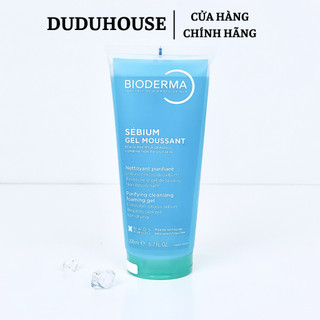 (Hàng Công Ty) Sữa Rửa Mặt Bioderma Sebium Gel Moussant Ngăn Ngừa Mụn Cho Da Dầu 200ml Duduhouse