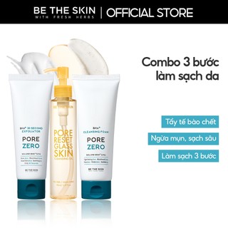 Combo Làm Sạch 3 Bước & Thanh Lọc Da Chuyên Sâu BETHESKIN (Sữa Rửa Mặt 100g, Dầu Tẩy Trang 150ml & Tẩy Da Chết 150g)