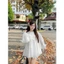SET ÁO BABYDOLL NƠ PHỐI CHÂN VÁY VIỀN REN, ĐẦM BABYDOLL NỮ | MEOINDAHOUSE