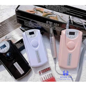 Máy Mài Móng Cầm Tay STE 101 Cao Cấp, Mài Móng Tay Nail STE 101,Tặng Kèm Hộp Nhám Bảo Hành 3 Tháng [ Bình An ]