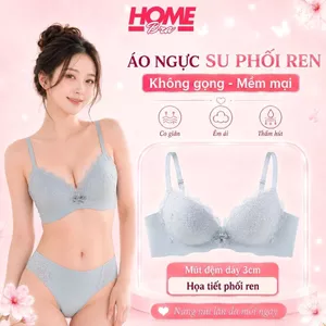 Áo ngực nữ không gọng su đúc cao cấp đệm vừa nâng đỡ ngực gợi cảm viền ren sang trọng quyến rũ A1849