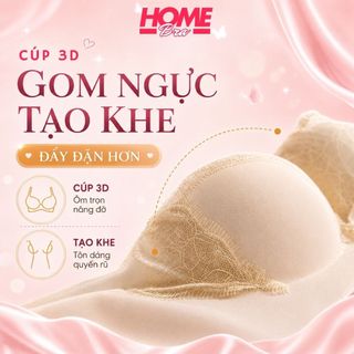 Áo ngực nữ không gọng su đúc cao cấp đệm vừa nâng đỡ ngực gợi cảm viền ren sang trọng quyến rũ A1849