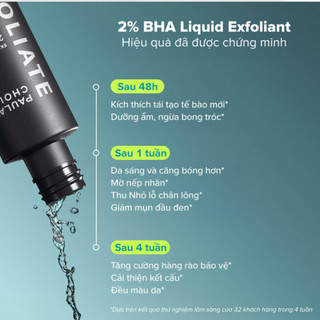 (Hàng Công Ty) Dung dịch Tẩy tế bào chết Paula's Choice BHA 2% và AHA 8% Liquid Exfoliant Duduhouse