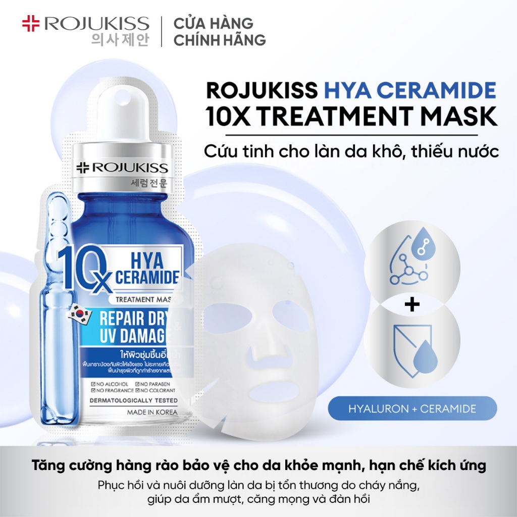 [Combo 10] Mặt Nạ Dưỡng Da ROJUKISS 10X Intensive Mask 24ml