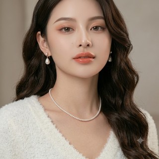 [ DAISYN ] N713 Vòng cổ ngọc trai nhân tạo 3mm 4mm , dây chuyền ngọc trai nhân tạo phong cách thời trang thanh lịch