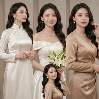 [ DAISYN ] N713 Vòng cổ ngọc trai nhân tạo 3mm 4mm , dây chuyền ngọc trai nhân tạo phong cách thời trang thanh lịch
