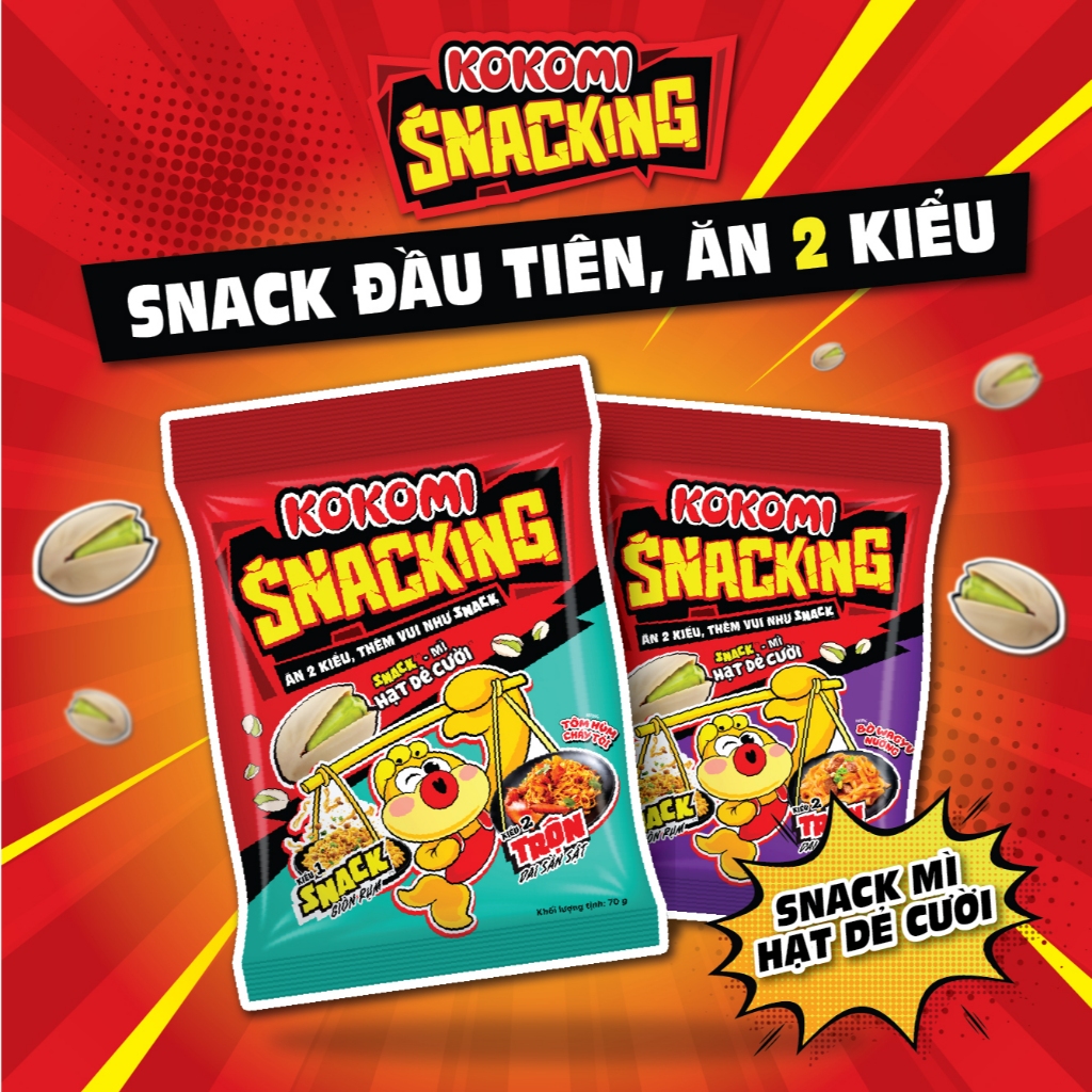 [Chọn vị] Combo 10 gói Kokomi Snacking 70g