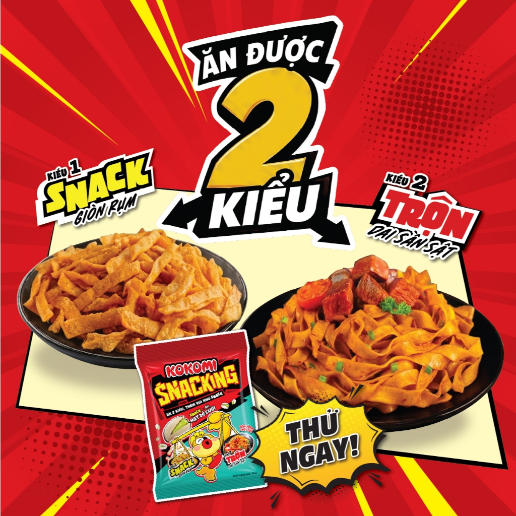 [Chọn vị] Combo 10 gói Kokomi Snacking 70g