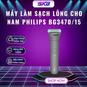Máy làm sạch lông cho nam Philips BG3470/15 - Bảo Hành Chính Hãng 24 Tháng