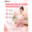 Vòng lắc eo lò xo bọc vải mềm cao cấp JUSTFIT nâng cấp tập thể dục, yoga tại nhà
