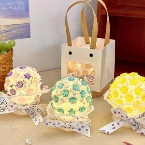 Đèn Hoa Hồng Nhiều Màu Handmade DIY Tự Lắp Ráp Trang Trí, Quà Tặng Lưu Niệm MUN STORE DENHOA319