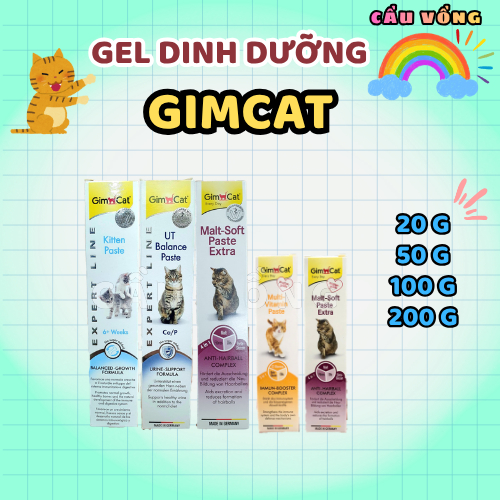 [Hỏa Tốc] Gel Dinh Dưỡng GIMCAT Cho Mèo