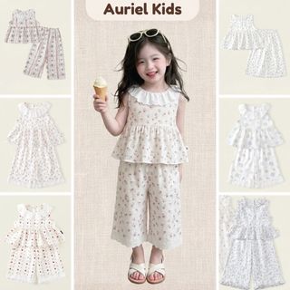 [ BST MỚI VỀ] Set Bộ Bé Gái, Đồ Bộ Bé Gái Mặc Hàng Ngày Thiết Kế Tiểu Thư Chất Liệu Mềm Mại