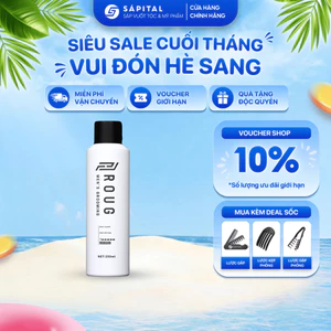 Gôm xịt tóc Roug - Gôm mềm giữ nếp linh hoạt tự nhiên, Dễ dàng gội rửa và chỉnh form sau đội mũ