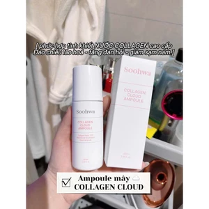 Serum SOOHWA Collagen Cloud Ampoule, 100ml hạn 2029 Hàn Quốc ampoule mây serum bọt soohwa CD628