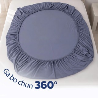 Bộ ga giường áo gối kèm mền Stefani cotton nhung 5 món mềm mại 2026 1m6x2m, 1m8x2m, drap bọc nệm