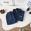 Bộ jeans cộc bé trai, bộ bò phong cách Hàn Quốc cá tính cho bé Bernie