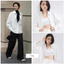 Áo sơ mi trắng nữ GILLEE dáng oversized, sơ mi form rộng vải kate Mỹ thanh lịch FAS291