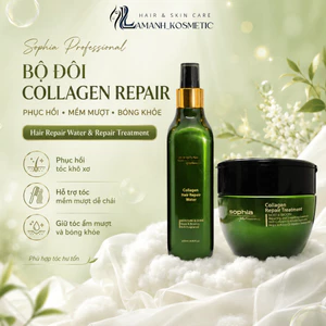 Kem Ủ Hấp Tóc SOPHIA Platinum Collagen Repair Treatment 450ml | Dưỡng Tóc Mềm Mượt, Hỗ Trợ Phục Hồi Tóc Khô Xơ.